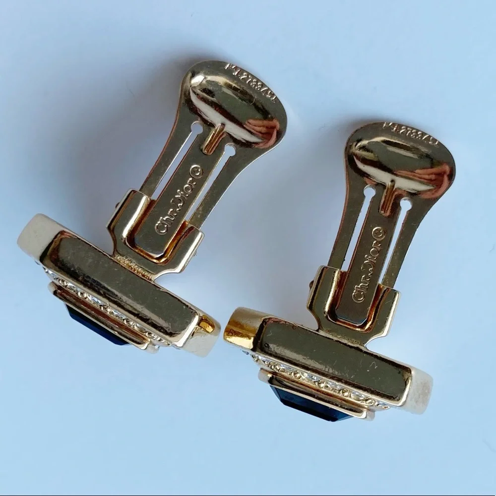 Christian Dior Vintage Clip On Earrings - Picture 8 of 12